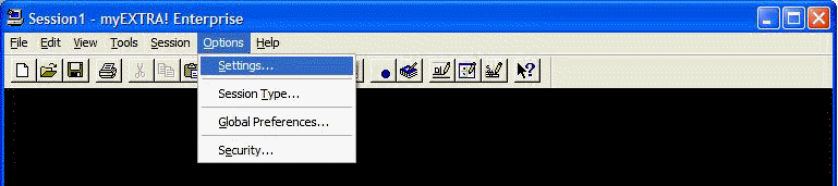 The Global Preferences option