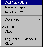 The Add Applications option
