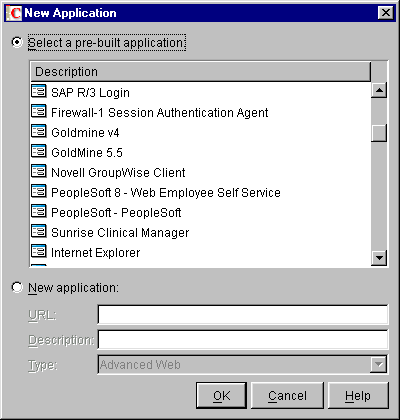 Applications that have prebuilt scripts