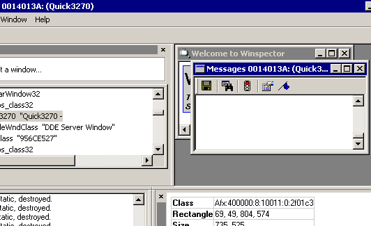 A new Messages window