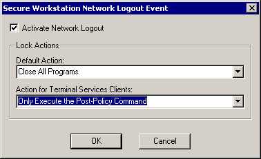  A Network Logout event