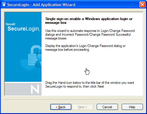 Single Sign-On Enable an Application page