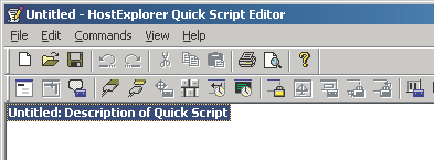 An Untitled Application in Quick Script