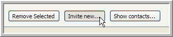 Invite new button