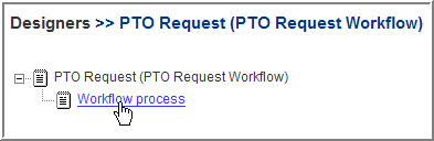 PTO Request workflow