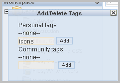 Adding Tags to a Folder