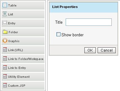 Configuring List Properties