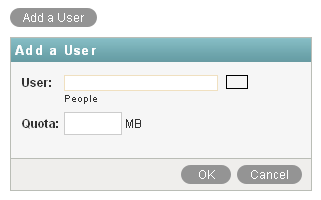 Add User Data Quota