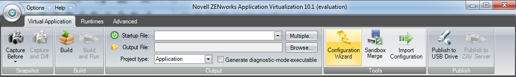 ZENworks Application Virtualization 10.1 - Configuration Wizard