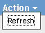 Refresh option in the Action menu