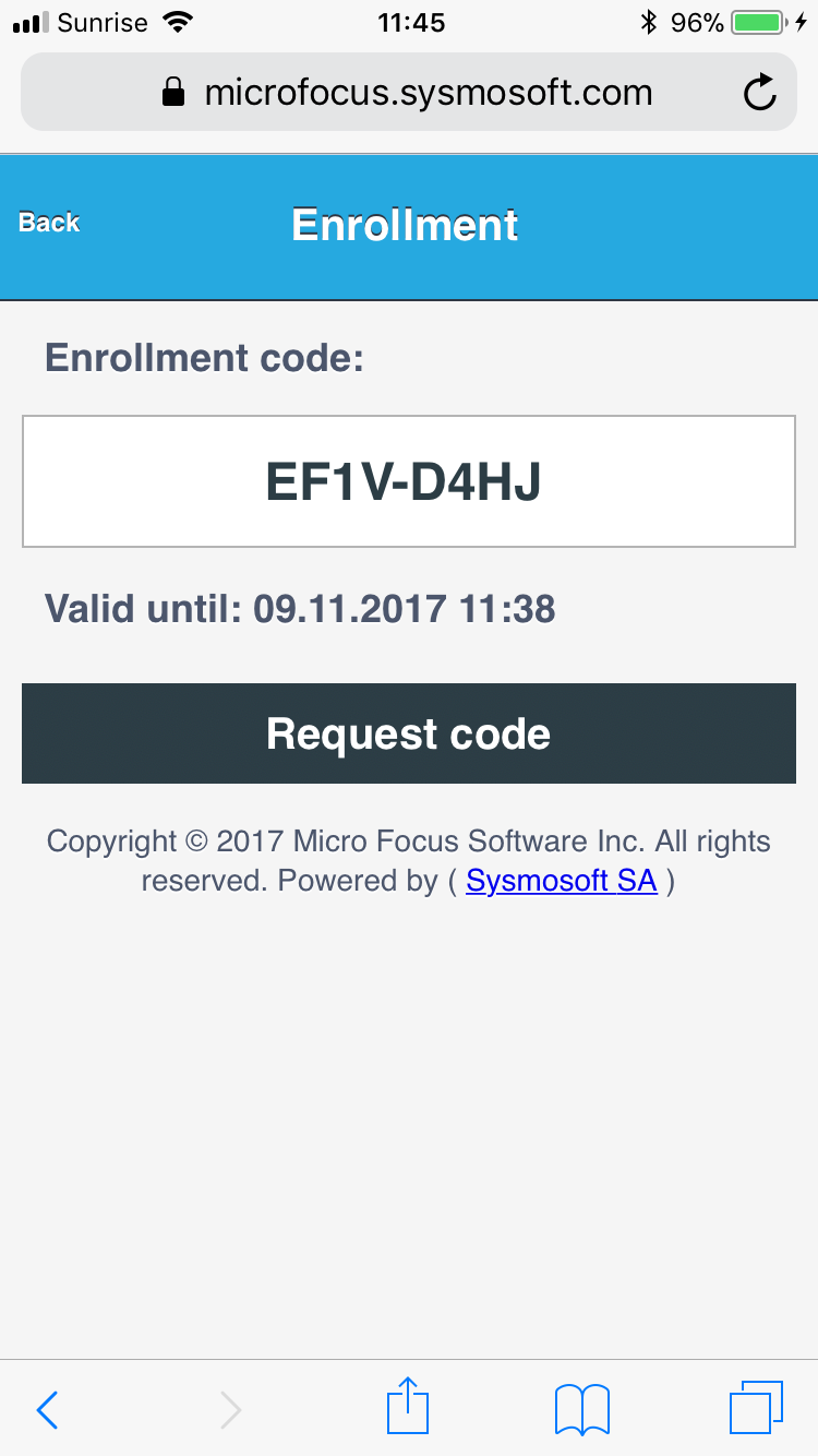 Distribution server generate enrollment