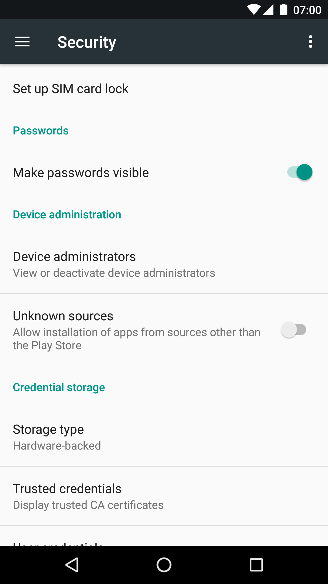 Android trust enterprise certificate