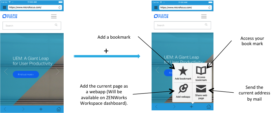 quick workspace browser