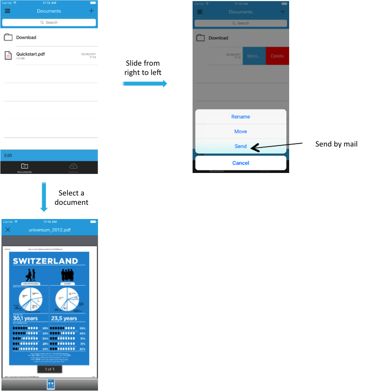 quick workspace documents