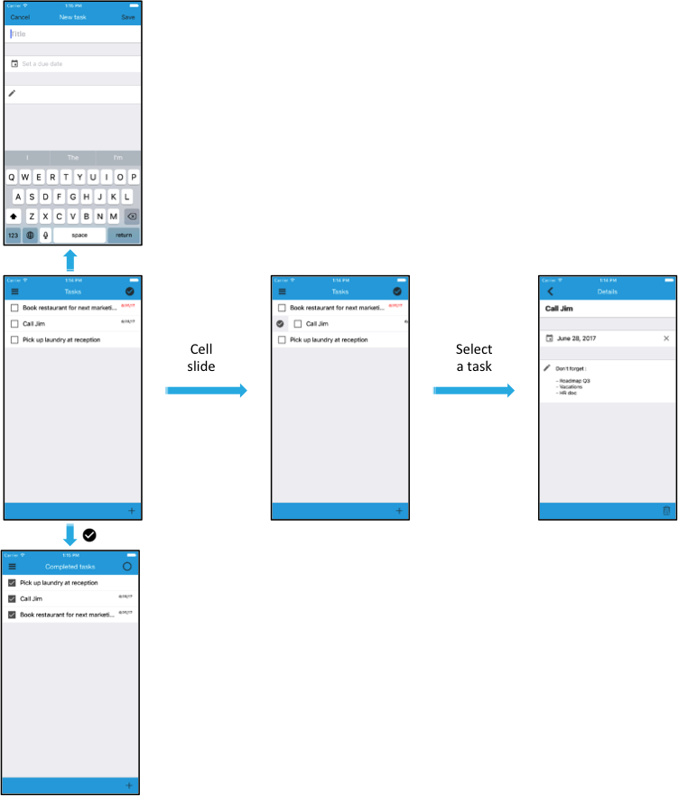 quick workspace tasks