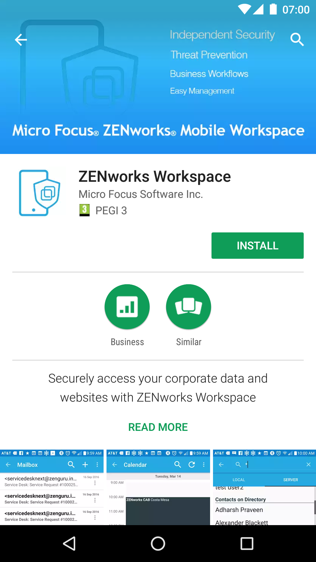 Play Store download application