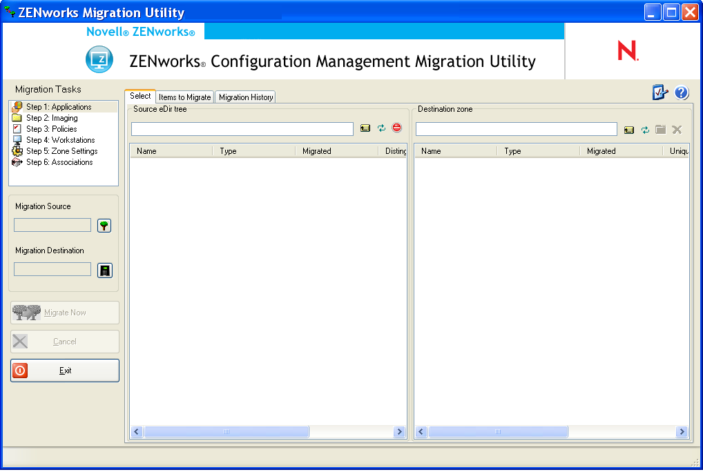 ZENworks Configuration Management Migration Utility