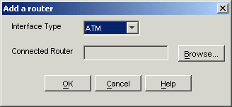 Add Router dialog box