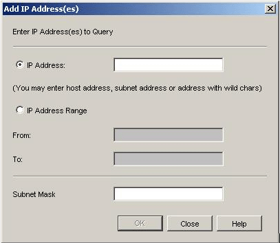 Add IP Addresses dialog box