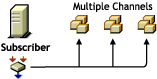 A Subscriber that subscribes to multiple Channels
