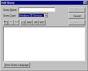 Add Query dialog box