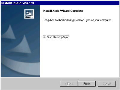 InstallShield Wizard Complete page