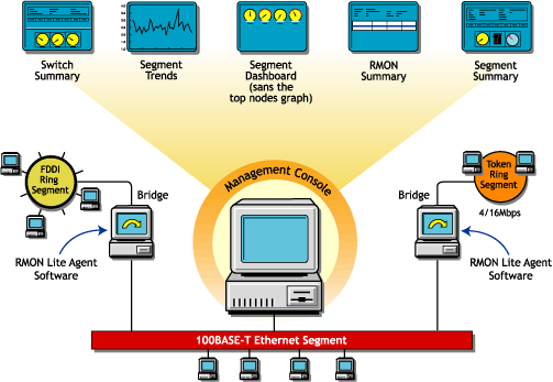 ZfS views available through an RMON Lite agent