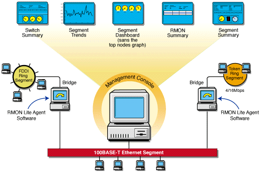 ZfS views available through an RMON Lite agent