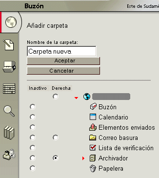 Mostrar cmo aadir una nueva carpeta