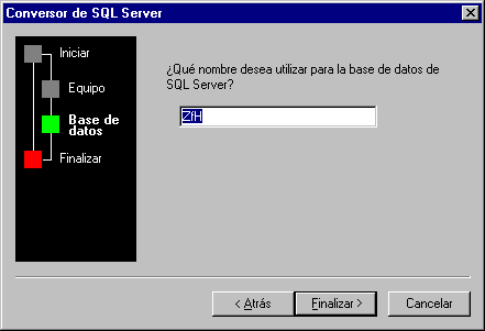 Pgina Conversor de SQL Server