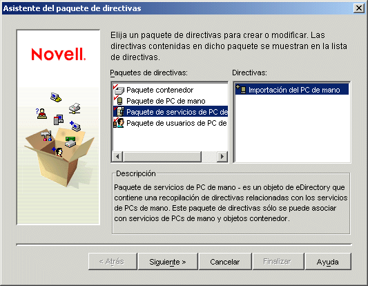 Asistente del paquete de directivas
