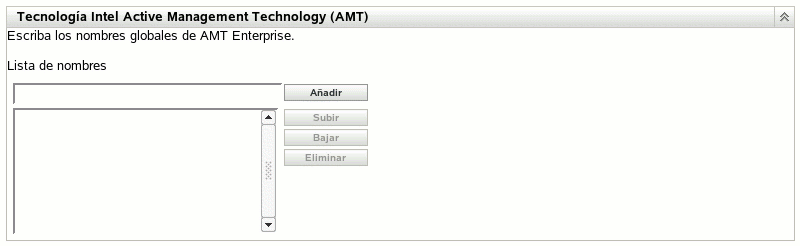 Sección Tecnología Intel Active Management Technology (AMT)