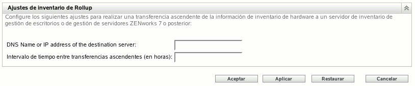 Configuración de los ajustes de transferencia de inventario