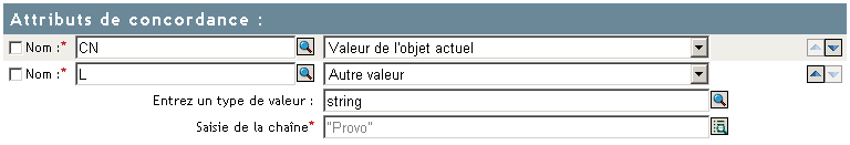 Gnrateur d'attributs de concordance