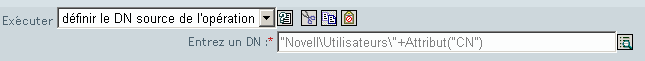 Dfinir le DN source de l'opration