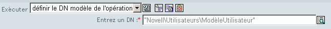 Dfinir le DN modle de l'opration