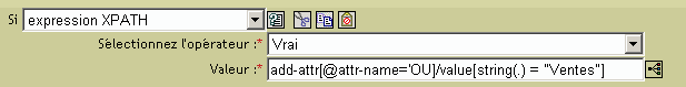 Si Expression XPATH