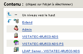 Un objet serveur LDAP