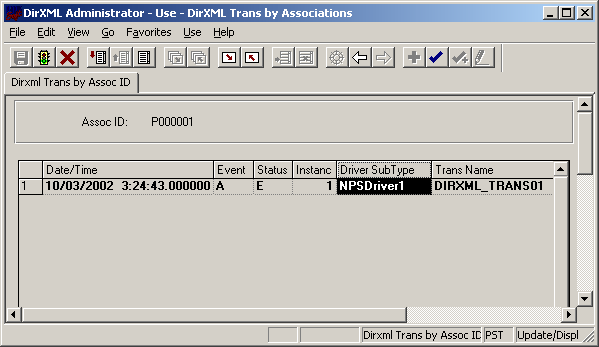 DirXML Trans by Associations (Trans DirXML par associations)