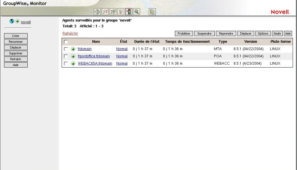 Console Web de Monitor