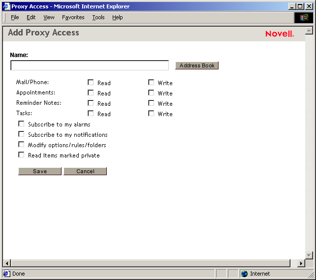 Vue Ajouter des droits d'accs de mandataire