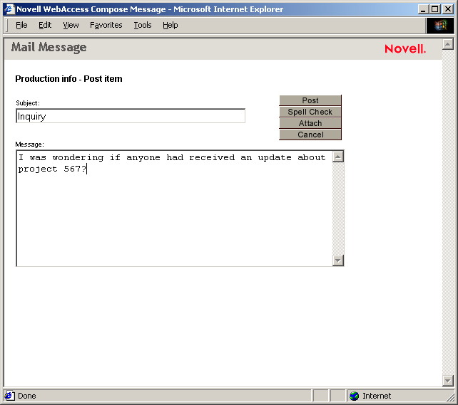 Publication d'un lment dans un dossier partag