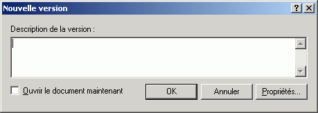 Bote de dialogue Nouvelle version