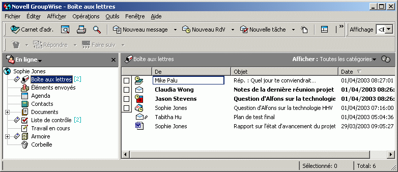 Vue Liste de contrle