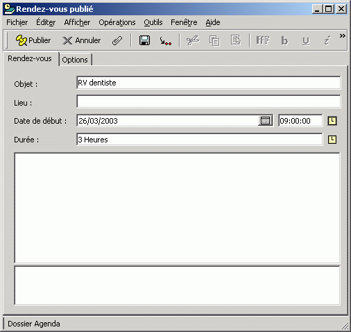 Vue Rendez-vous publi