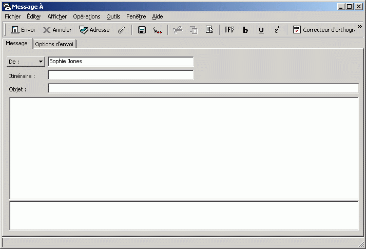Vue Bordereau de routage