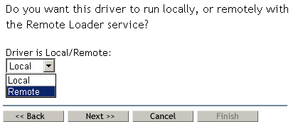 Description : option Distant