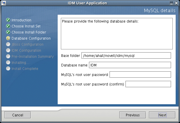 Description: Setting the base folder