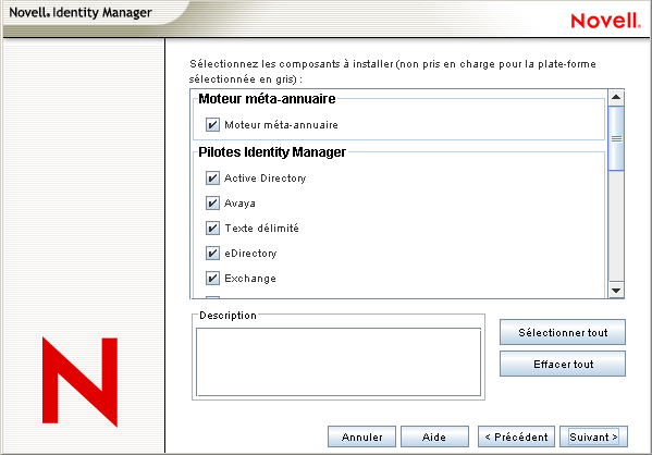 Sélection de pilotes