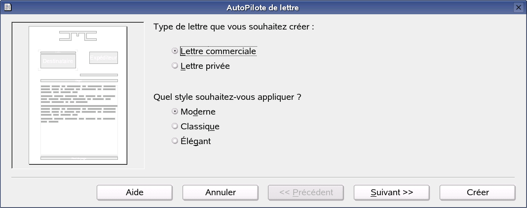 OpenOffice.org - AutoPilote